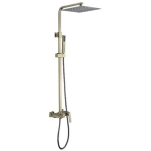 Душевая система Faop A2403-4 с тропическим душем, латунь, бронза матовая