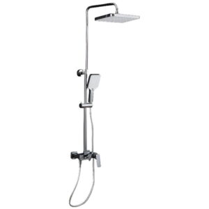 Душевая система Frap F2487 с тропическим душем, латунь, хром