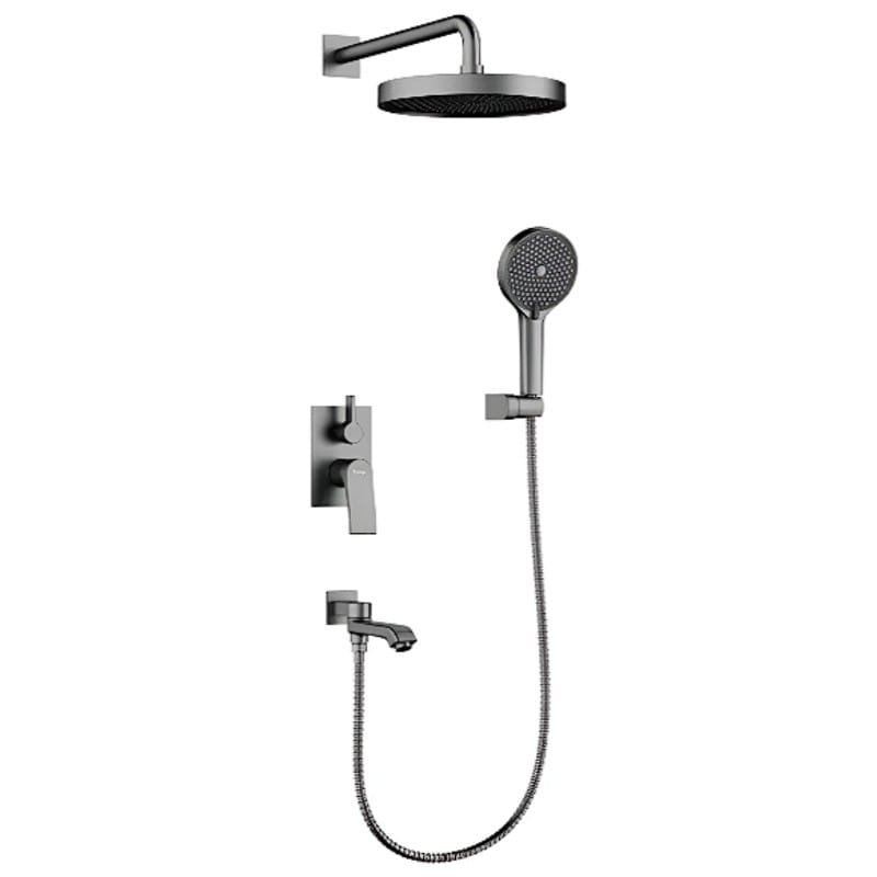SQ-1055784 Душевая система Frap F7175-19 скрытого монтажа, латунь, графит матовый