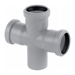Крестовина внутренней канализации Rozma 50 мм 90° (CV010974)