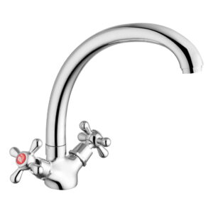 Смеситель для кухни Agua Toledo - C031 двухвентильный, хром