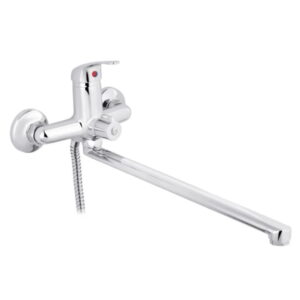 Смеситель для ванны Agua Leon C071 однорычажный, хром (37582)