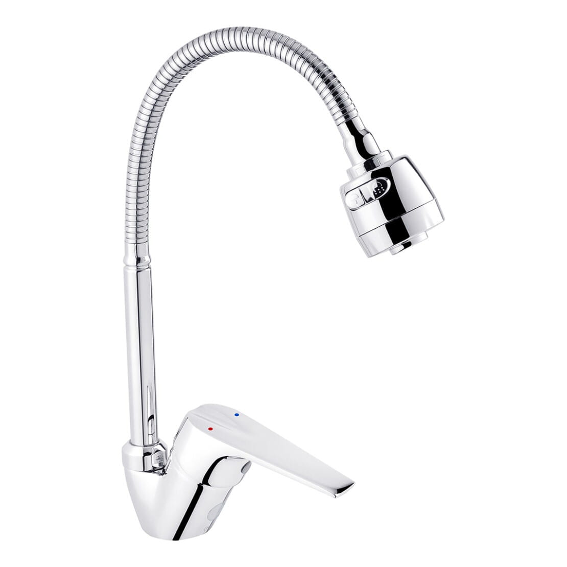 SVR-CV021194 Смеситель для кухни Kroner KRM Odra - C038-1 однорычажный, хром