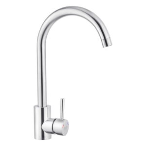 Смеситель для кухни Kroner KRM Edelstahl Klassisch - ESG035 однорычажный, стальной