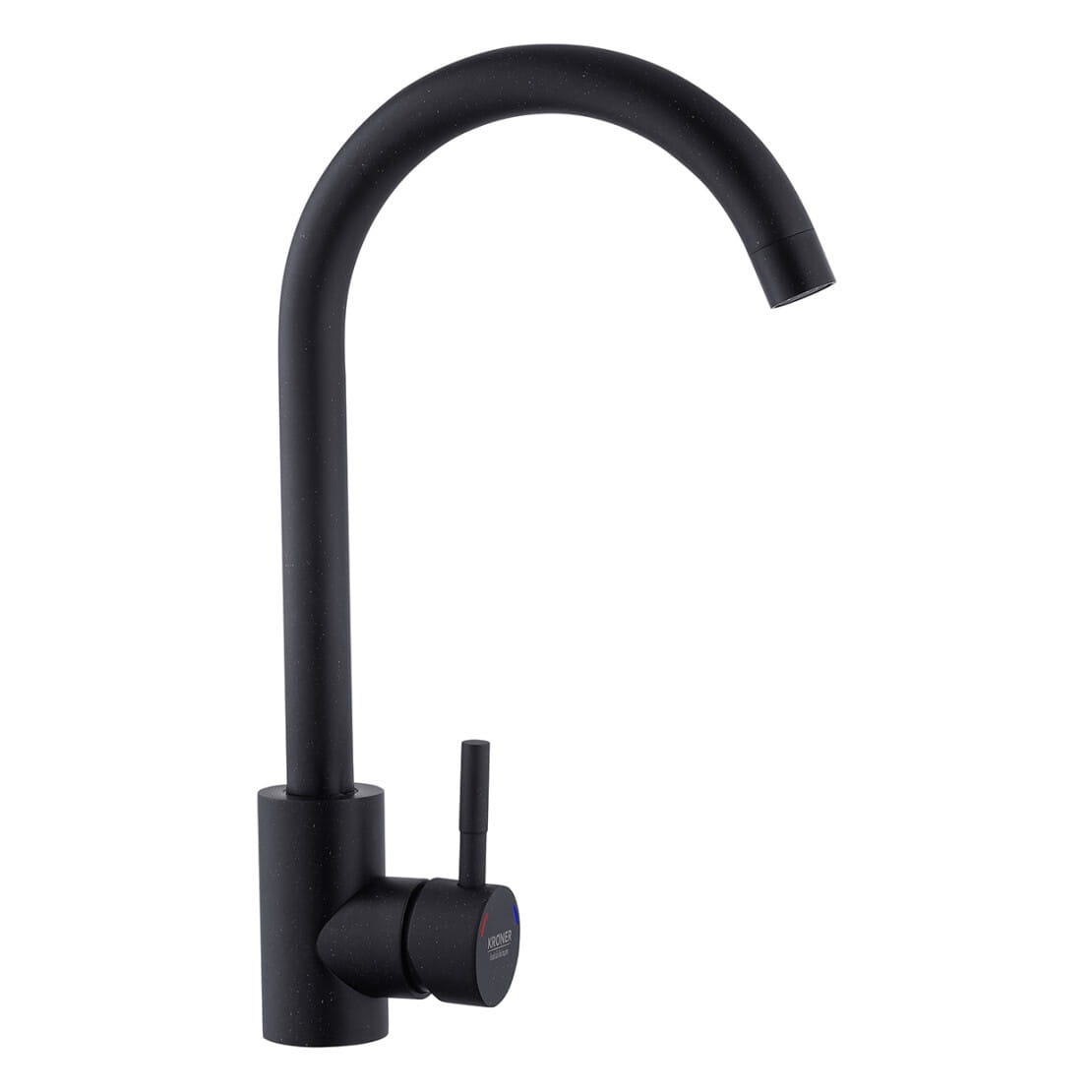 SVR-CV023003 Смеситель для кухни Kroner KRM Edelstahl Klassisch - SCH035 однорычажный, черный матовый