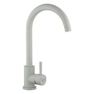 Смеситель для кухни Kroner KRM Edelstahl Klassisch - GRA035 однорычажный, серый матовый