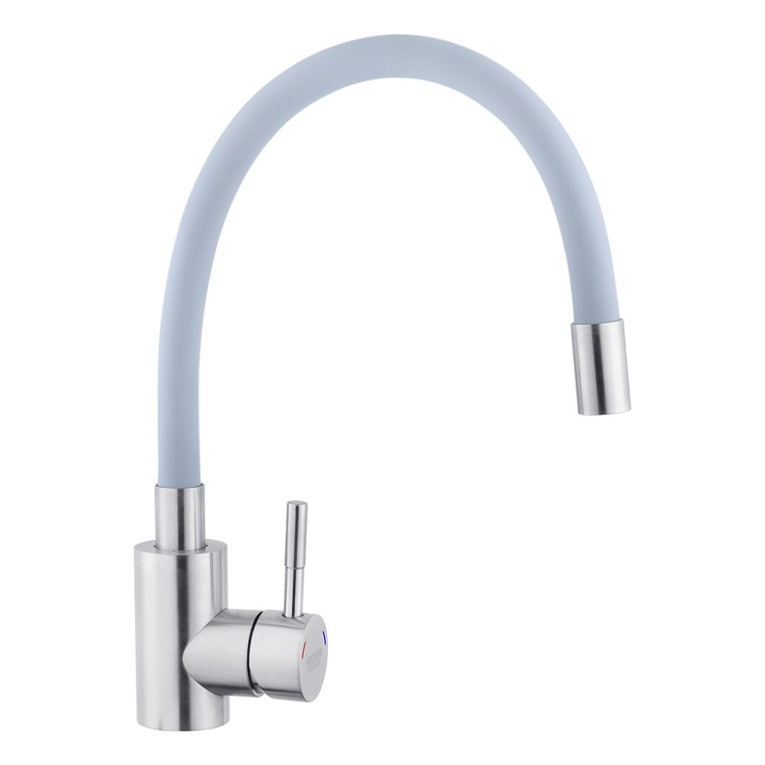 SVR-CV024354 Смеситель для кухни Kroner KRP Edelstahl Klassisch - ESG035GRA однорычажный, сталь/серый