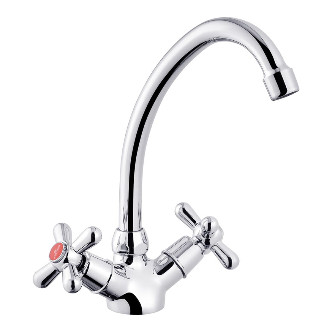 SVR-CV029049 Смеситель для кухни Kroner KRP Royce - C030 двухвентильный, хром