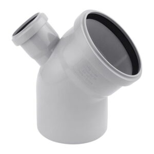Колено внутренней канализации Rozma 110х50 мм 45° с отводом вверх (CV029906)