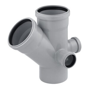 Крестовина внутренней канализации Rozma 110x50мм 45°/90° двухплоскостная (CV030233)