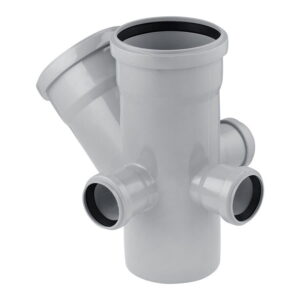 Крестовина внутренней канализации Rozma 110x50мм 45°/90° двухплоскостная (CV030237)