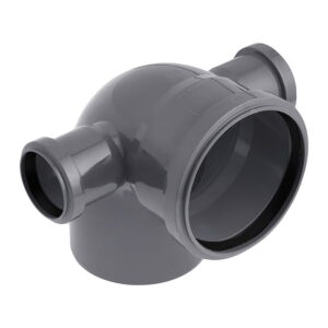 Колено внутренней канализации Baux двухплоскостное 110х50х50 мм 90° (левое + правое) (CV030944)