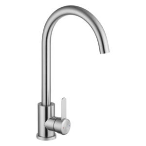 Смеситель для кухни Agua Elposo - INOX035 однорычажный, сталь