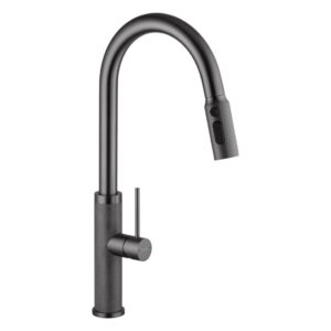 Смеситель для кухни Kroner KRM Edelstahl Berg - GRP030-T однорычажный, графит матовый