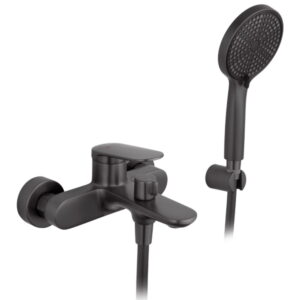 Смеситель для ванны Kroner Element однорычажный, серый (211315-5301)