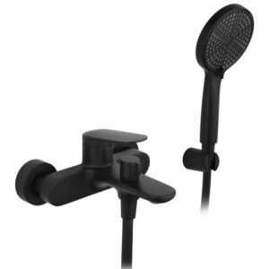 Смеситель для ванны Kroner Element однорычажный, черный (211315-3801)