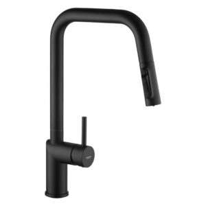 Смеситель для кухни Kroner Element 296569B-3801 однорычажный, черный матовый