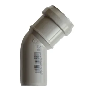 Колено внутренней канализации 32 мм 45° (серое)