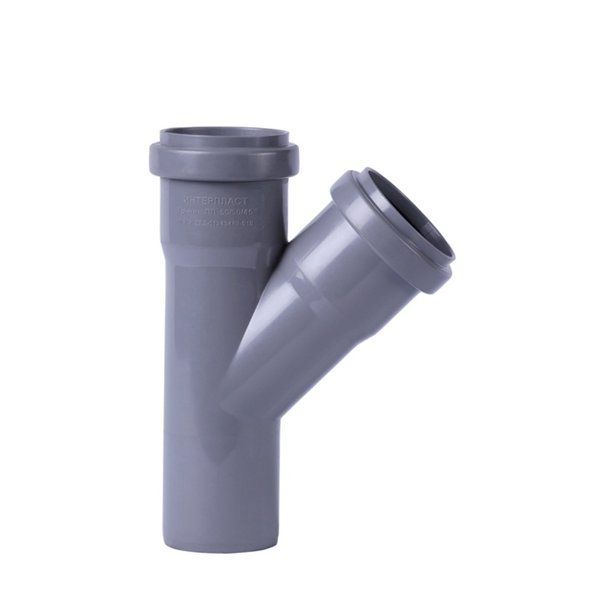 TAR-000006739_1 Тройник внутренней канализации 50x50мм 45°