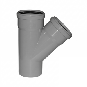 Тройник внутренней канализации 110x110мм 67°