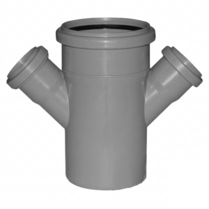 Крестовина внутренней канализации 110x50мм 45°