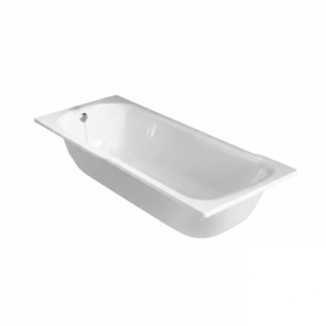 Ванна пристенная Vidan 150x70 стальная, белая глянцевая