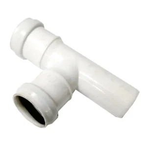 Тройник внутренней канализации 32x32мм 90° (белый)