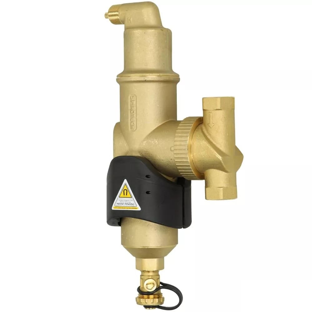 TK-UC100WJ Сепаратор воздуха и шлама Spirotech SpiroCombi 1″ вертикальный, латунь (UC100WJ)
