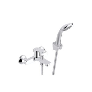 Смеситель для ванны Armatura Luna New однорычажный, хром + ручная лейка (4334-510-00)