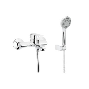 Смеситель для ванны Armatura Agat однорычажный, хром + ручная лейка (4424-510-00)