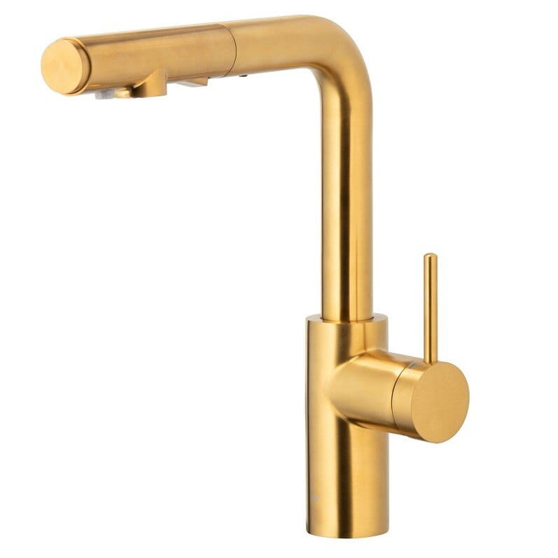 TP-6623-119-31 Смеситель для кухни KFA Armatura Duero Pure Basic однорычажный, золото брашированное