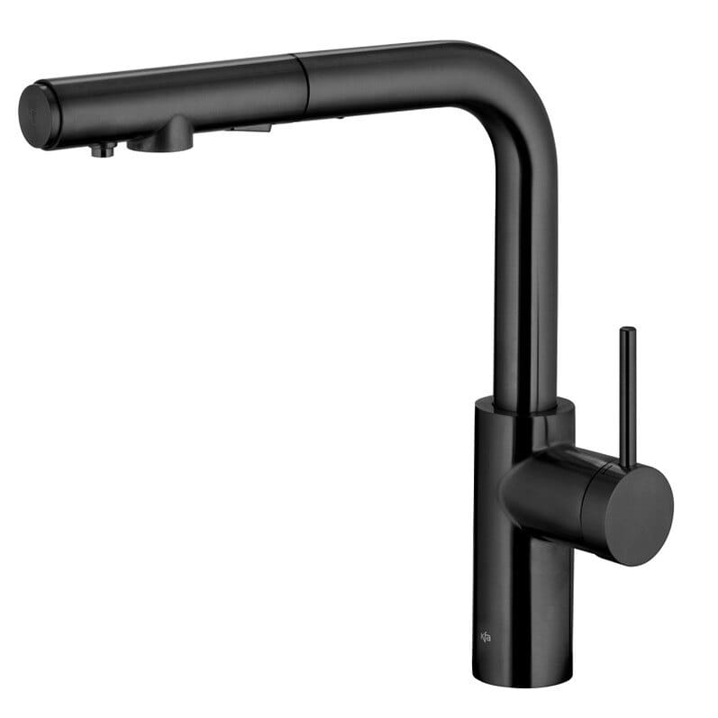 TP-6623-119-81 Смеситель для кухни KFA Armatura Duero Pure Basic однорычажный, черный матовый