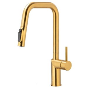 Смеситель для кухни KFA Armatura Duero Pure Style однорычажный, золото брашированное
