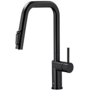 Смеситель для кухни KFA Armatura Duero Pure Style однорычажный, черный матовый