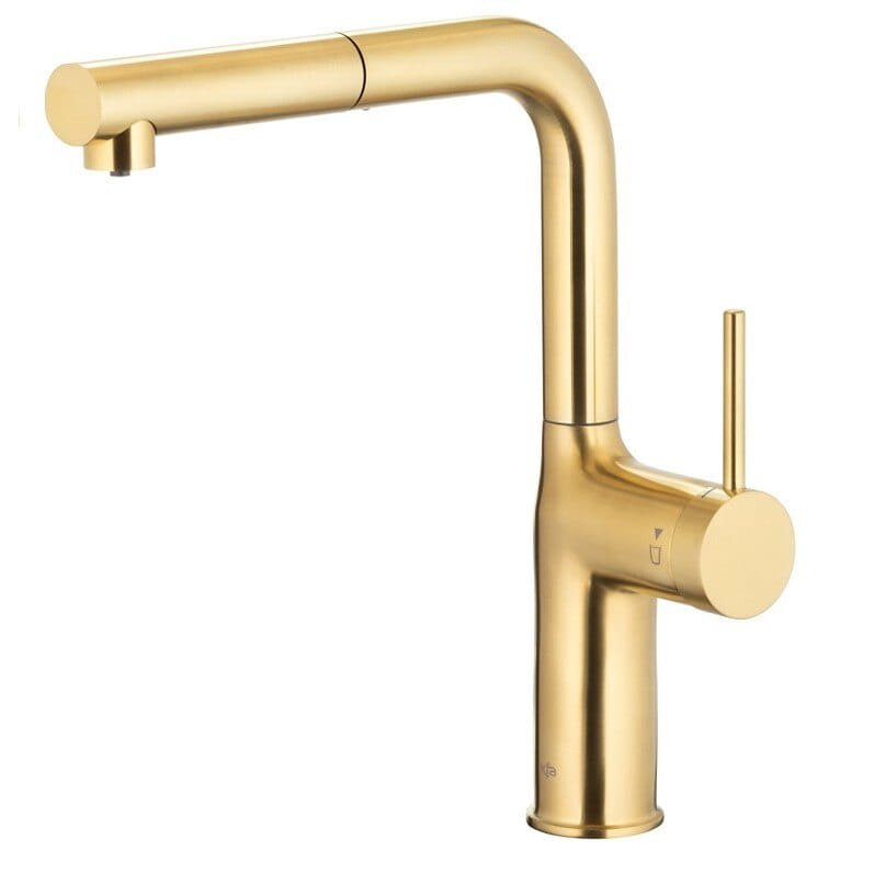 TP-6623-429-39 Смеситель для кухни KFA Armatura Duero Pure Move однорычажный, золото матовое