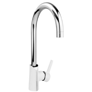 Смеситель для кухни Armaform Angelit однорычажный, белый/хром