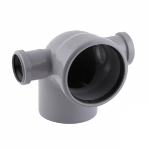 Колено внутренней канализации SVK 110x50x50мм 90° двухплоскостное, с отводом (левое + правое)