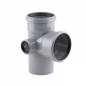 Крестовина внутренней канализации SVK 110x50 мм 90° с отводом вправо