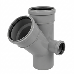Крестовина внутренней канализации SVK 110x50 мм 45°/90° с отводом вправо