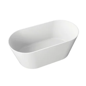 Ванна отдельностоящая Polimat IDA 150x75 искусственный камень, белая глянцевая