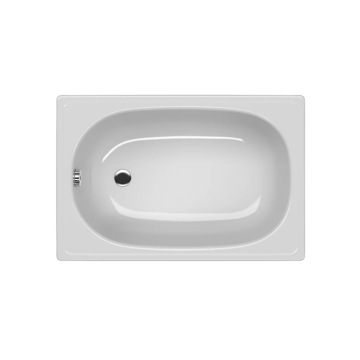 WZD-1333190102_1 Ванна пристенная Koller Pool 105x70 стальная, белая глянцевая (1333190130)