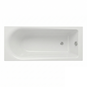Ванна пристенная Cersanit Flavia 160x70 акриловая, белая глянцевая (S301-106)