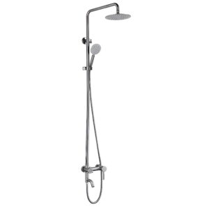 Душевая система Wezer с изливом, нержавеющая сталь, хром (EKO16A-01)