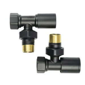 Комплект термостатический Wam Well 1/2” угловой, черный