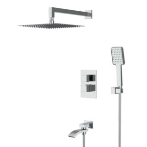 Душевая система Gappo G7107-40 с термостатом, латунь, хром