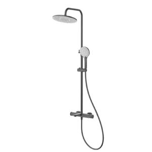 Душевая система Koller Pool Dakota с изливом, латунь, графит матовый (1105360905)