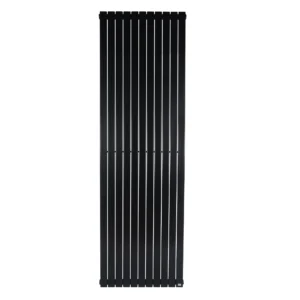 Дизайнерский радиатор Betatherm Blende 1 2000×614 мм вертикальный, черный матовый