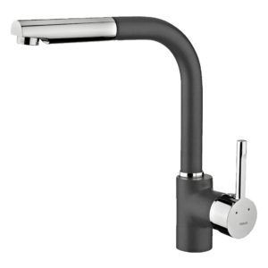 Кухонный смеситель Teka ARK 938 однорычажный, хром/черный (23938120Q)