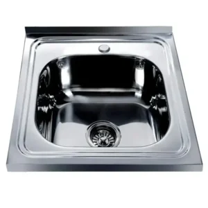 Кухоная мойка MIRA MR 5050 D Decor 500х500 накладная, квадратная, сталь (0,8 мм)