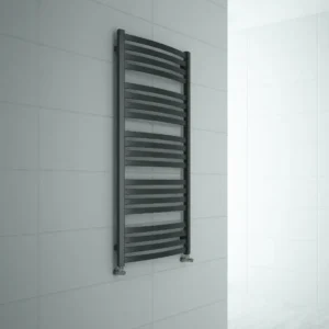 Электрический полотенцесушитель Terma D01 960x500 вертикальный, черный + ТЭН MOA